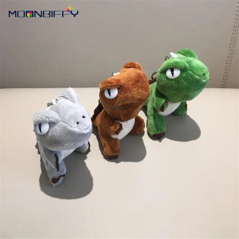

New 7-10CM Keychain Gift Dinosaur Plush Doll Key Clip Toy Cotton Stuffed Soft Lovely Plush Doll Girls Gift Peluche Kawaii Stitch
