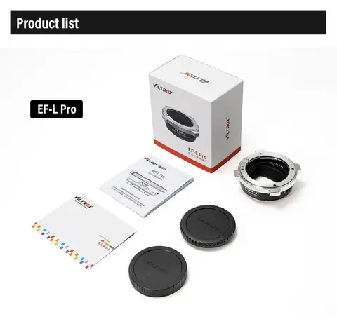 Адаптер VILTROX EF-L Pro  для объективов Canon EF EF-S