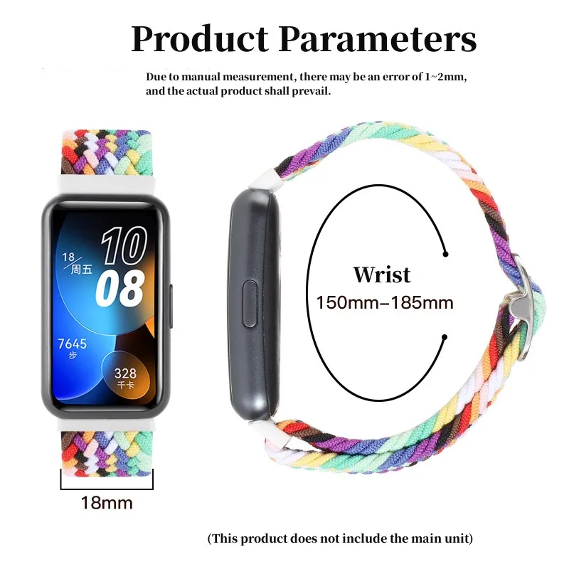 Bracelet for Huawei Band 8 Strap Sport Woven Band Bracelet Replacement Accessories High-quality Nylon Wristband for Huawei Band8