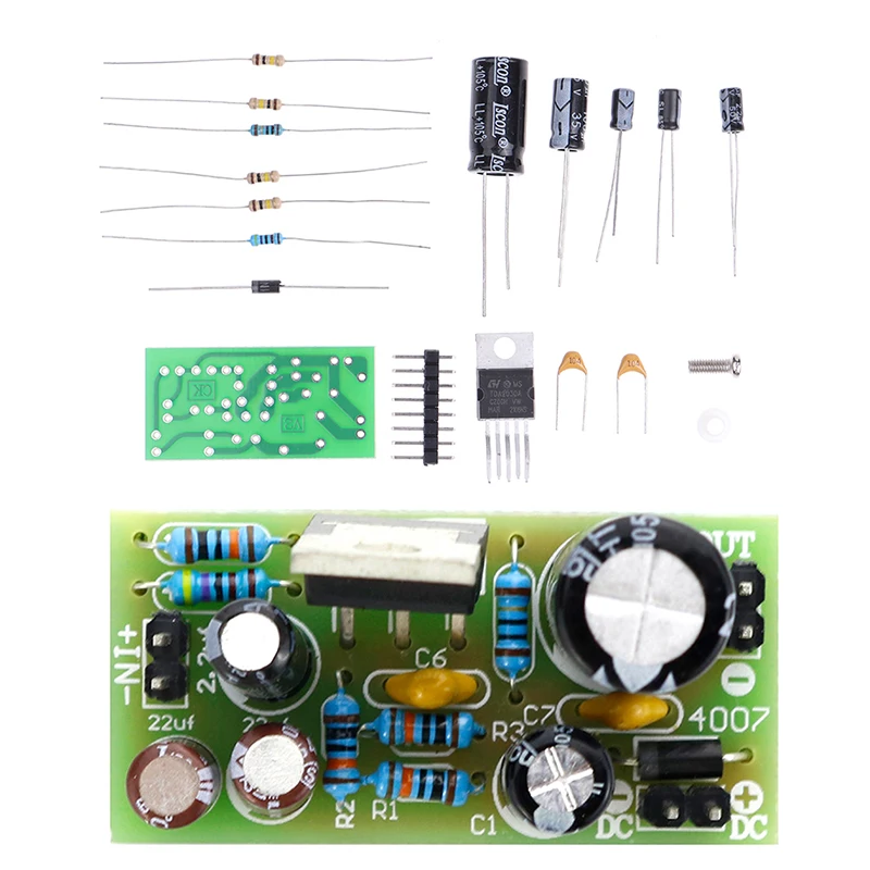 

Электронный усилитель мощности 9-35 В постоянного тока, плата модуля, динамики, Комплект «сделай сам»
