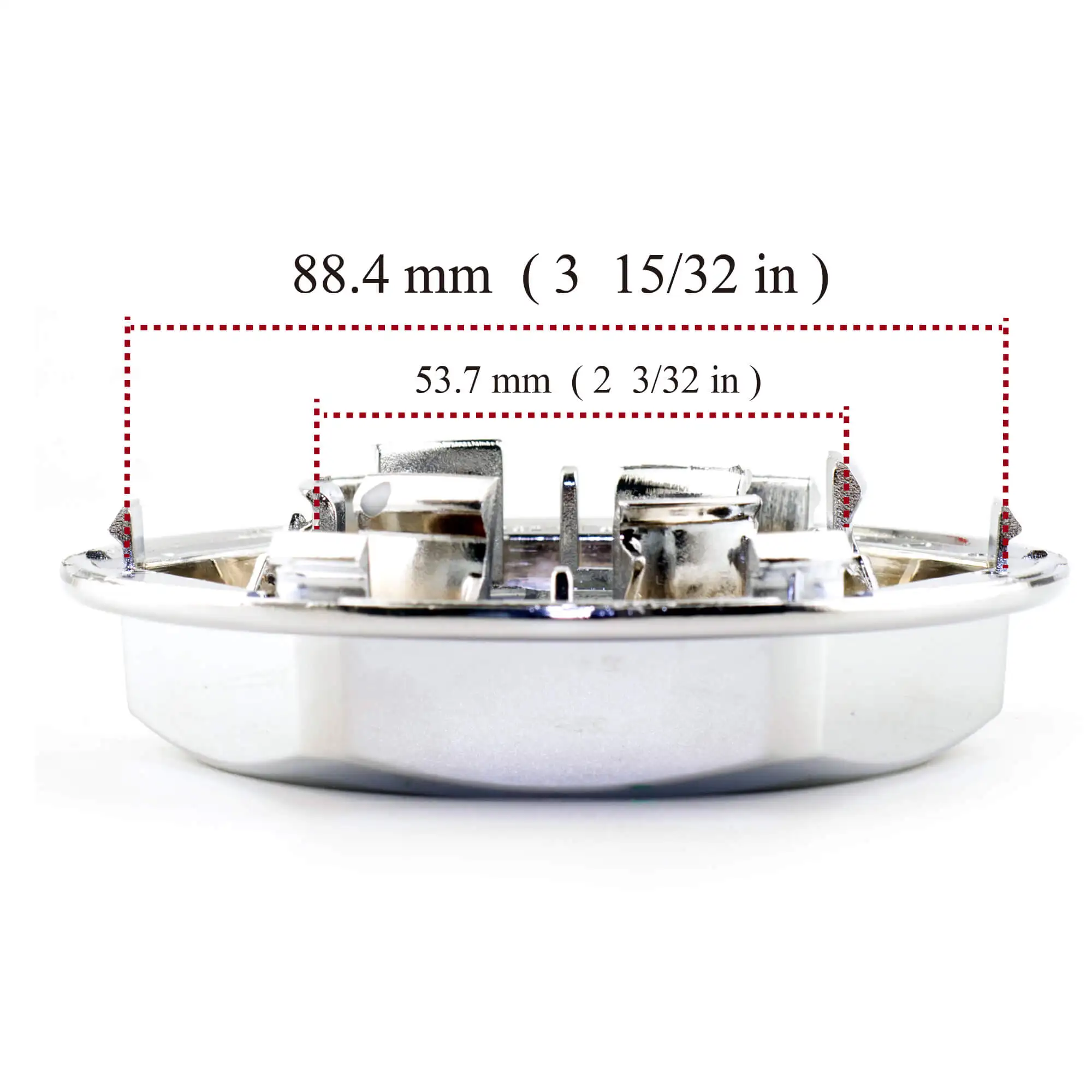 Dewflow 1 / 4 наружный диаметр 100.8mm 3.97 &quotвнутренний 53.7mm 2.11&quot Центральная крышка обода