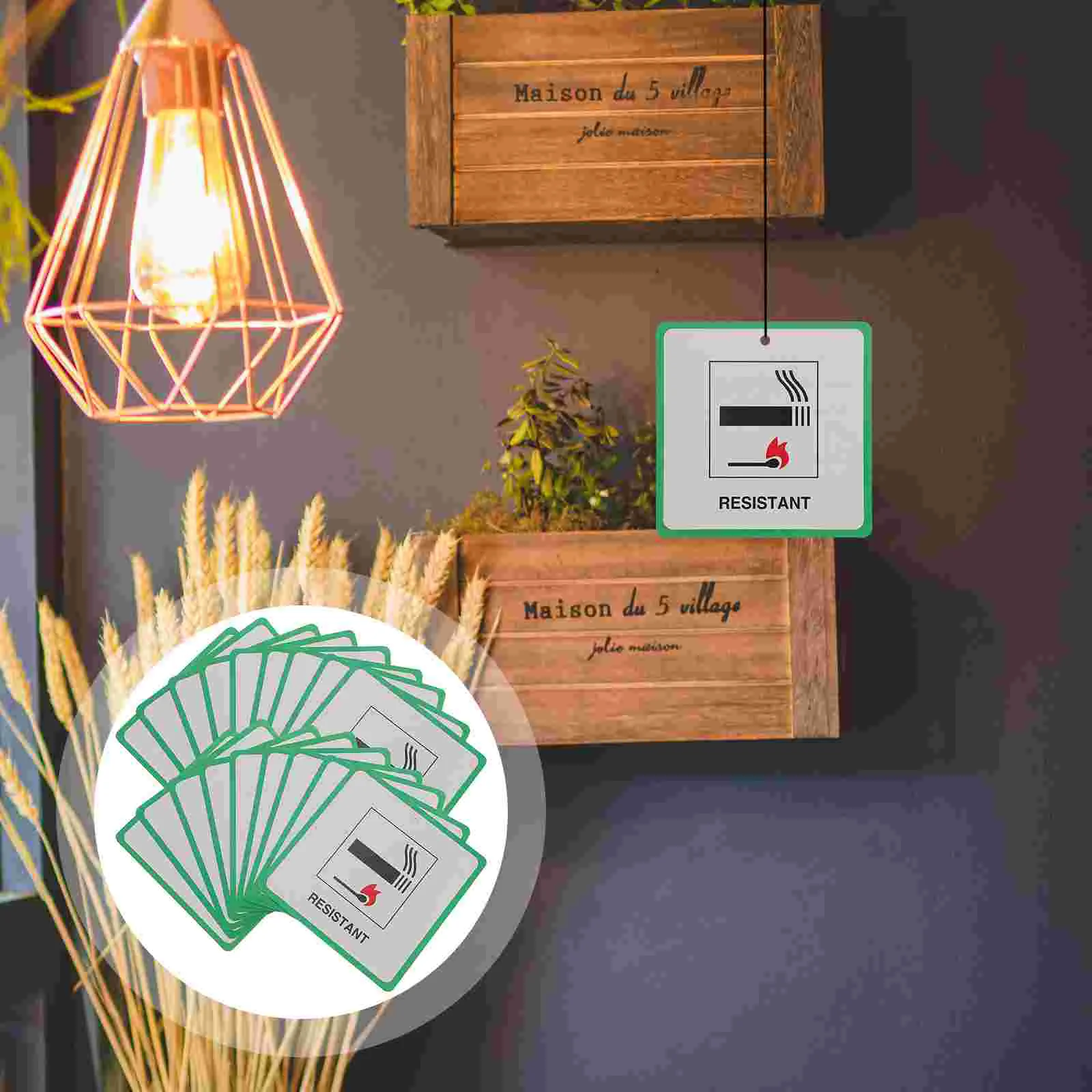 

50pcs Furniture Fire Safety Labels Fire Safety Warning Labels Furniture Label