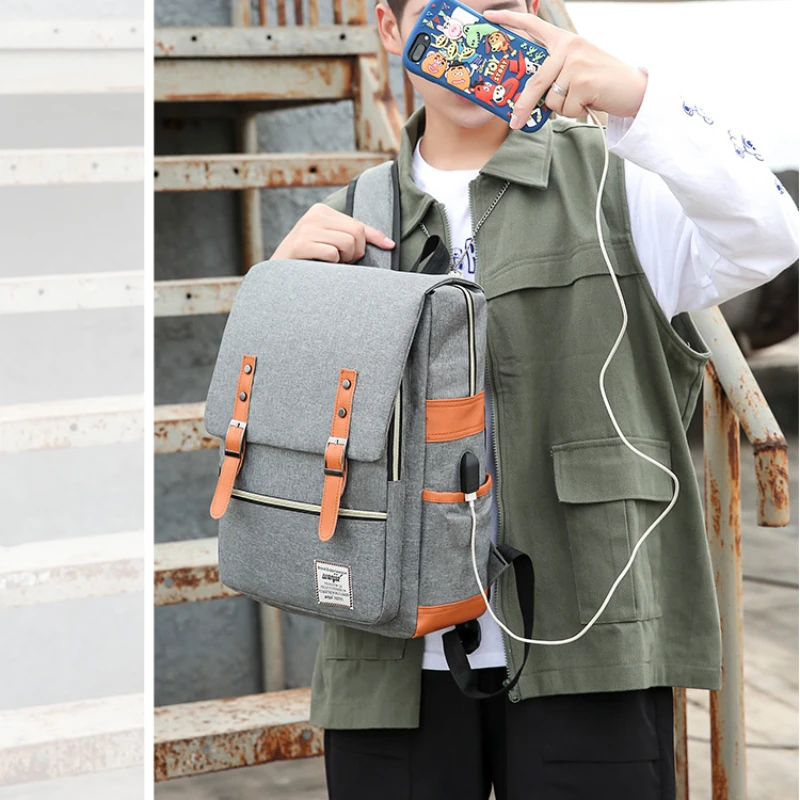 

Three Piece Set Unisex School Backpack Travel Backpack Schoolbag,Mochila