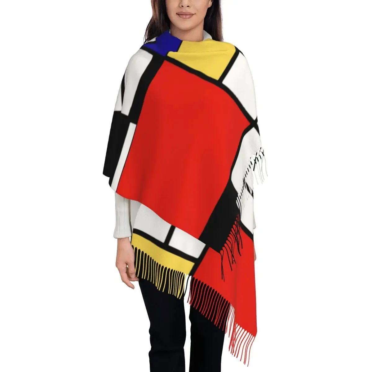 Женский осенне-зимний длинный кашемировый шарф