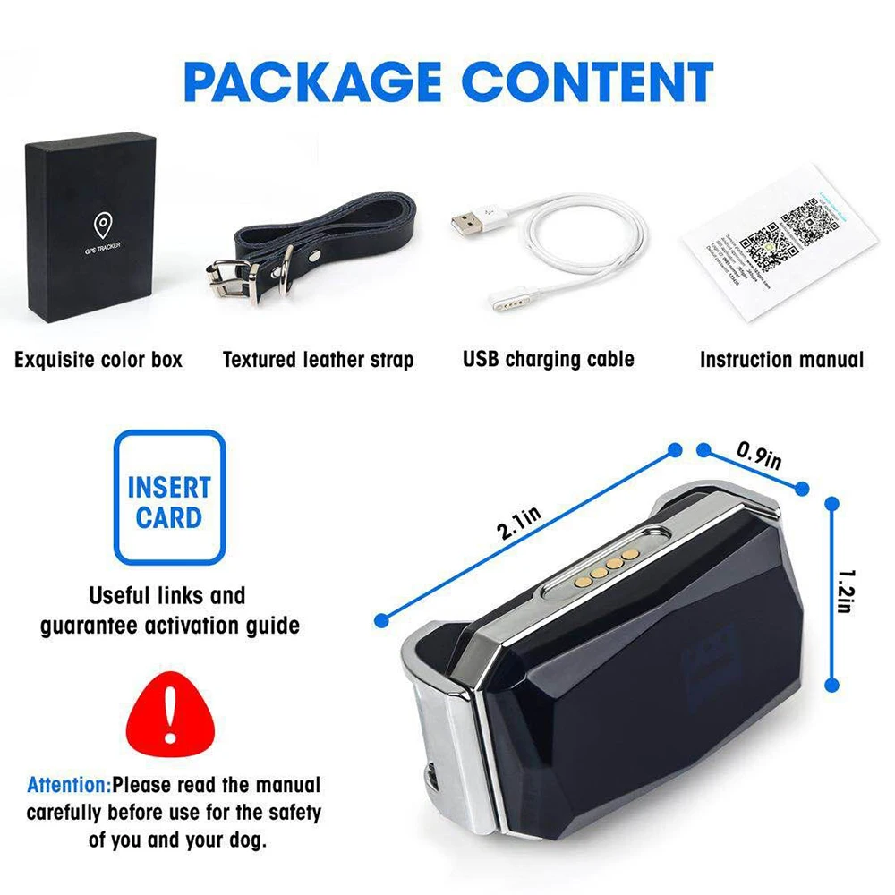G12p умный GPS-трекер для домашних животных универсальный водонепроницаемый IP67 GPRS