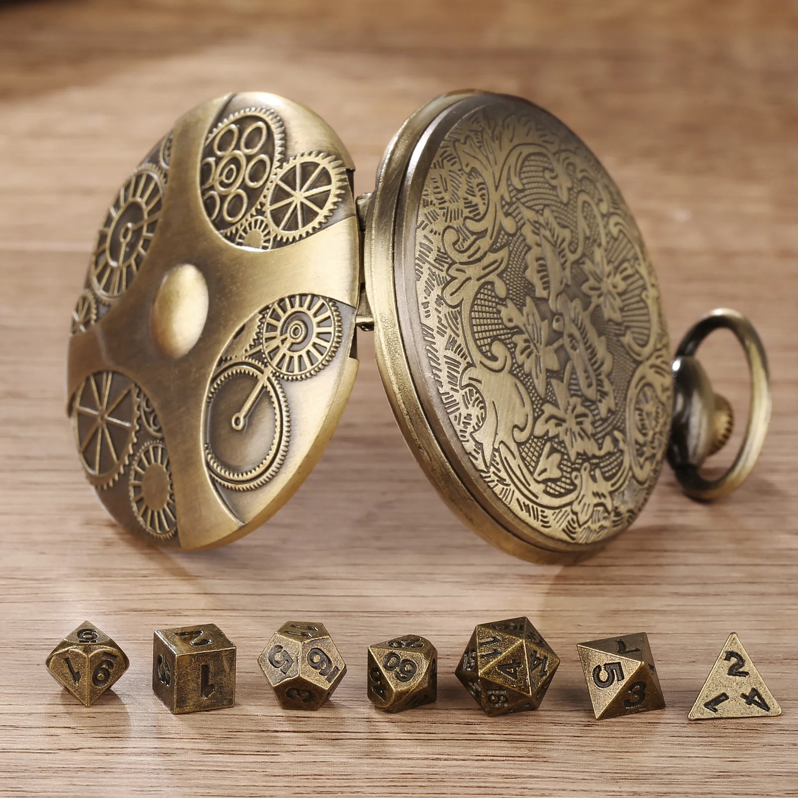 YISUYA Mini DND набор кубиков с карманным корпусом для часов 7 шт. многогранные