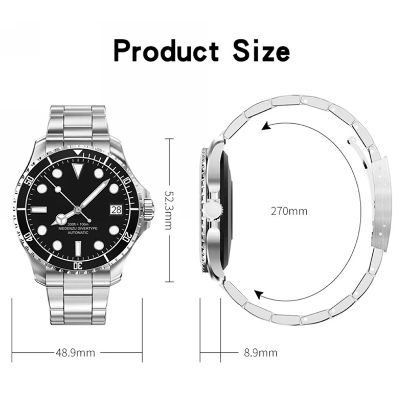 Мужские смарт-часы с пульсометром зеленые Смарт-часы для фитнеса IP68 телефонов