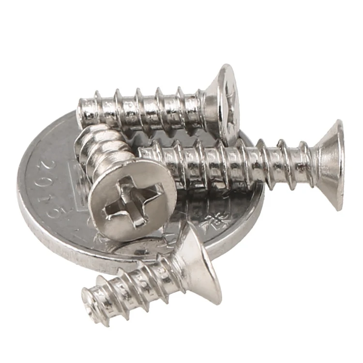 Винт Philips с крестовой потайной плоской головкой болты плоским хвостом
