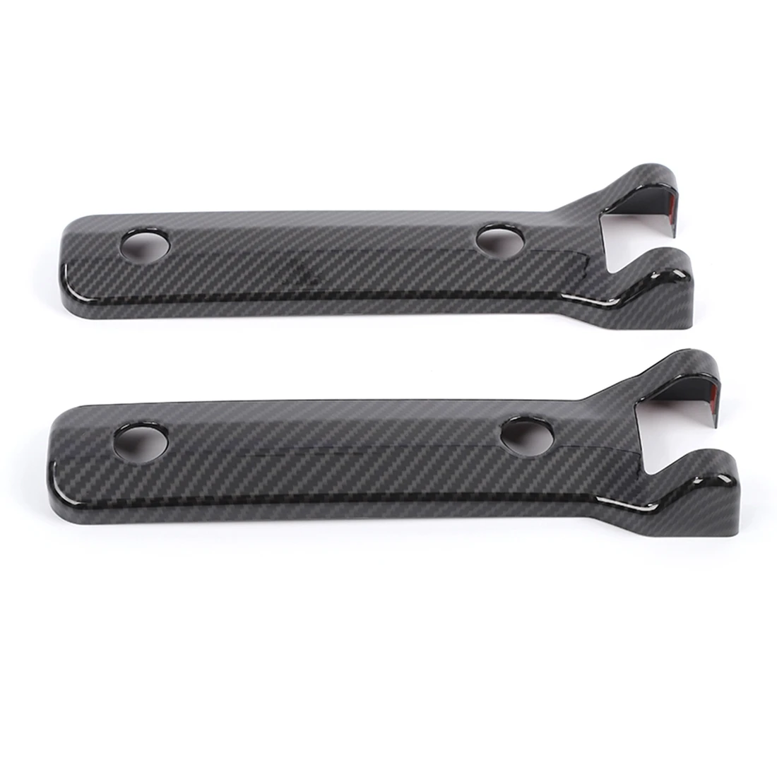 

Tailgate Hinge Cover Rear Door Hinge Liftgate Trim Accessories for Ford Bronco 2021 2022 Accessories, ABS Carbon Fiber