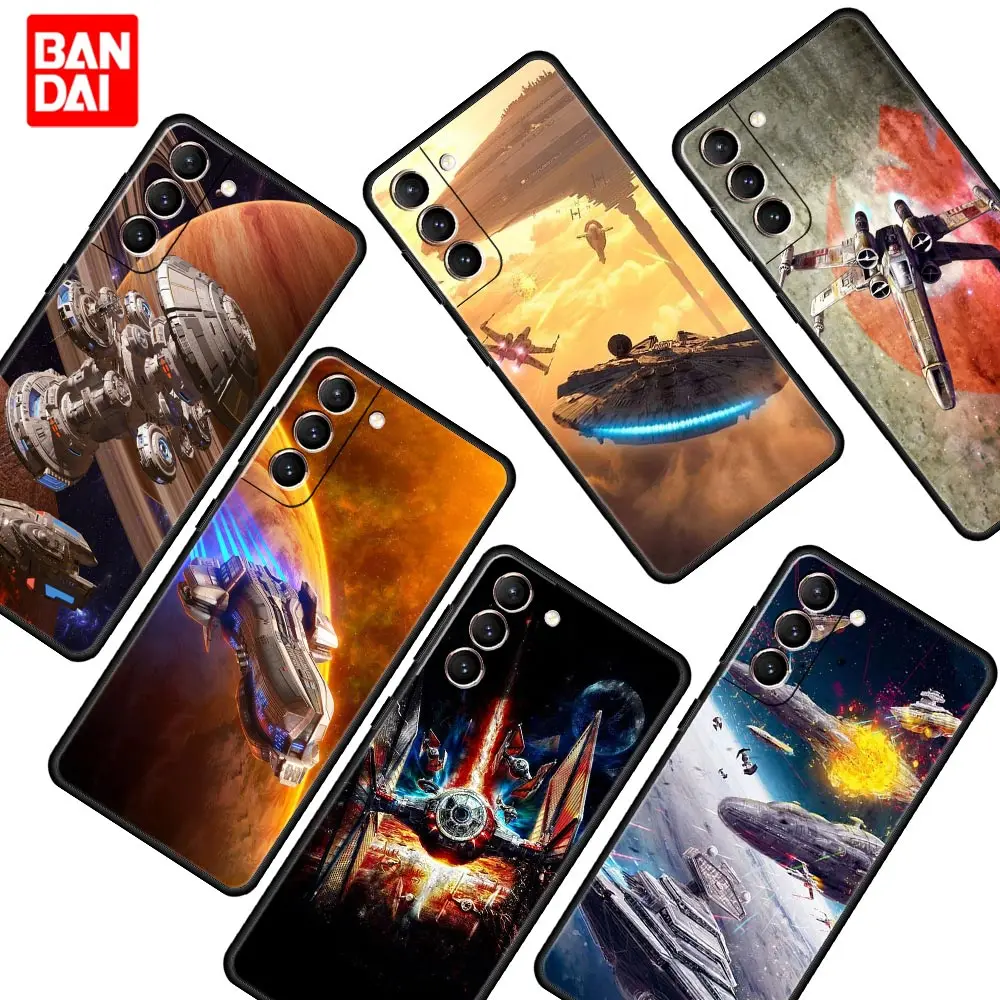 

Case for Samsung Galaxy S22 S21 S20 S10 Plus Ultra FE 4G 5G S22Plus S20Plus S21Plus Bag Capa Armor Cool Star Space Ship Wars