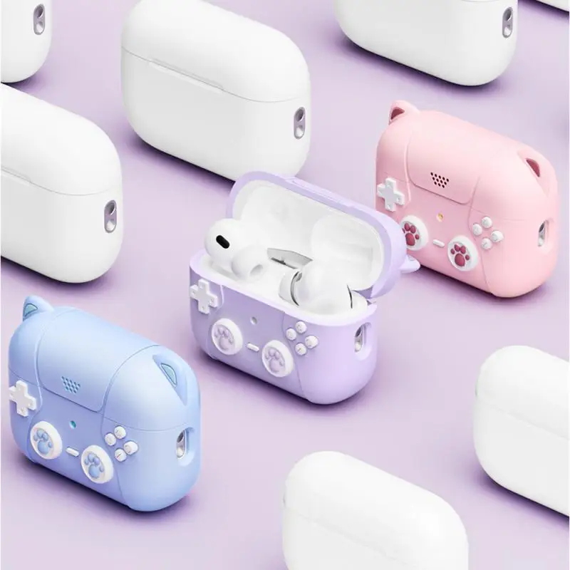 

Original Silicone Case For Airpods Pro 2 Silicone Protective Case 5th Generation Game Console Cartoon For AirPods Pro 2 Soft Cov
