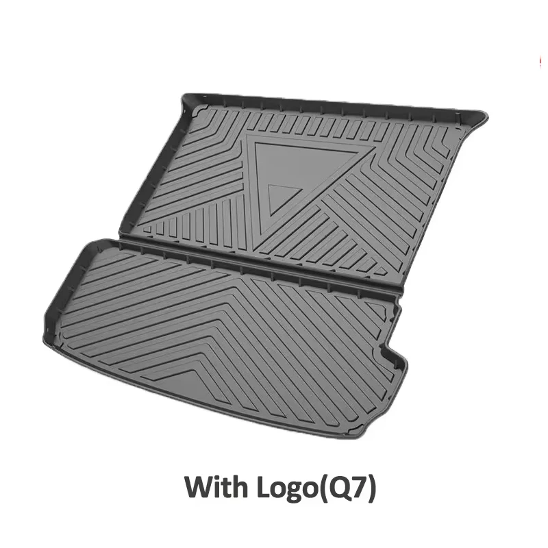 

Модернизированные коврики для багажника из ТПЭ для Audi Q7 4M e-tron 2016 ~ 2024 2017, водонепроницаемые, легко моющиеся, водонепроницаемые аксессуары для автомобиля, инструменты из ТПЭ