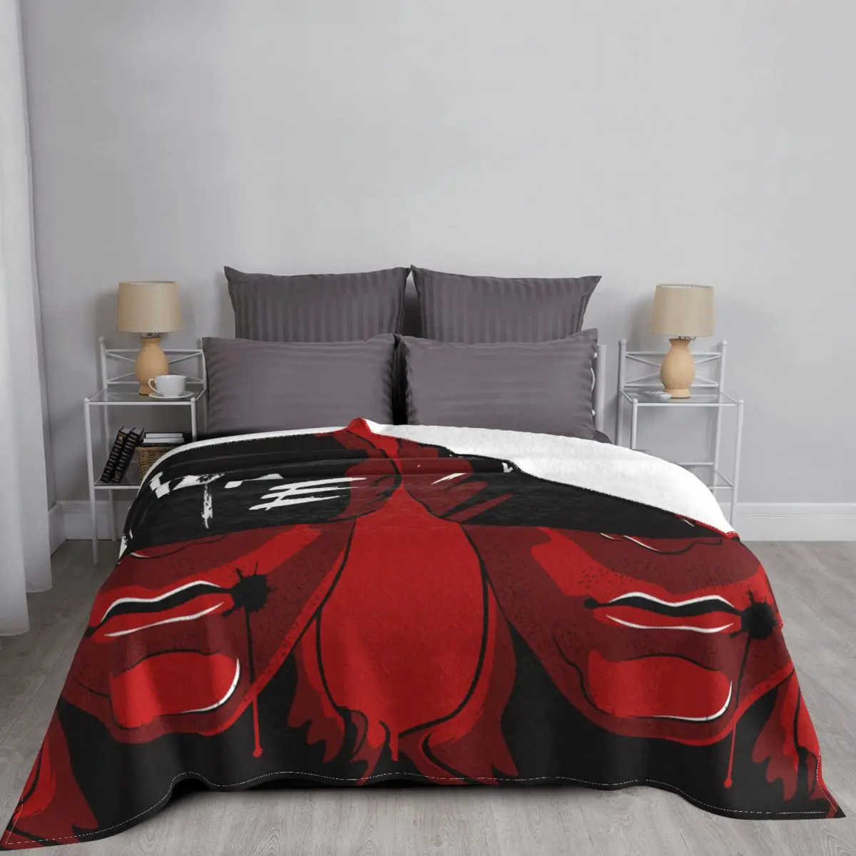 Забавное и забавное одеяло Marvel Daredevil бархатное всесезонное дышащее легкое для