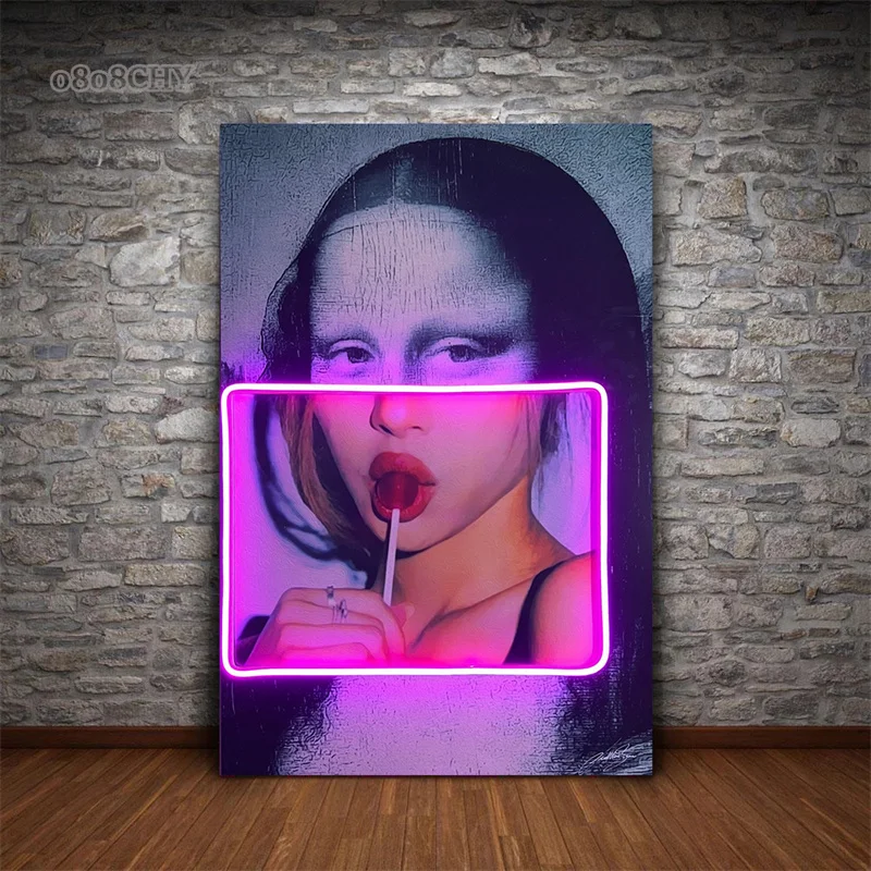 Картина на холсте с изображением Мона Лизы