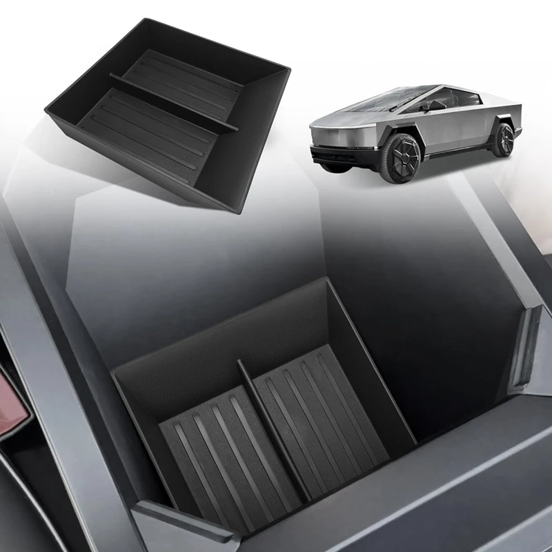 Подлокотник нижний лоток-органайзер для Tesla Cybertruck 2024 лоток центральной консоли