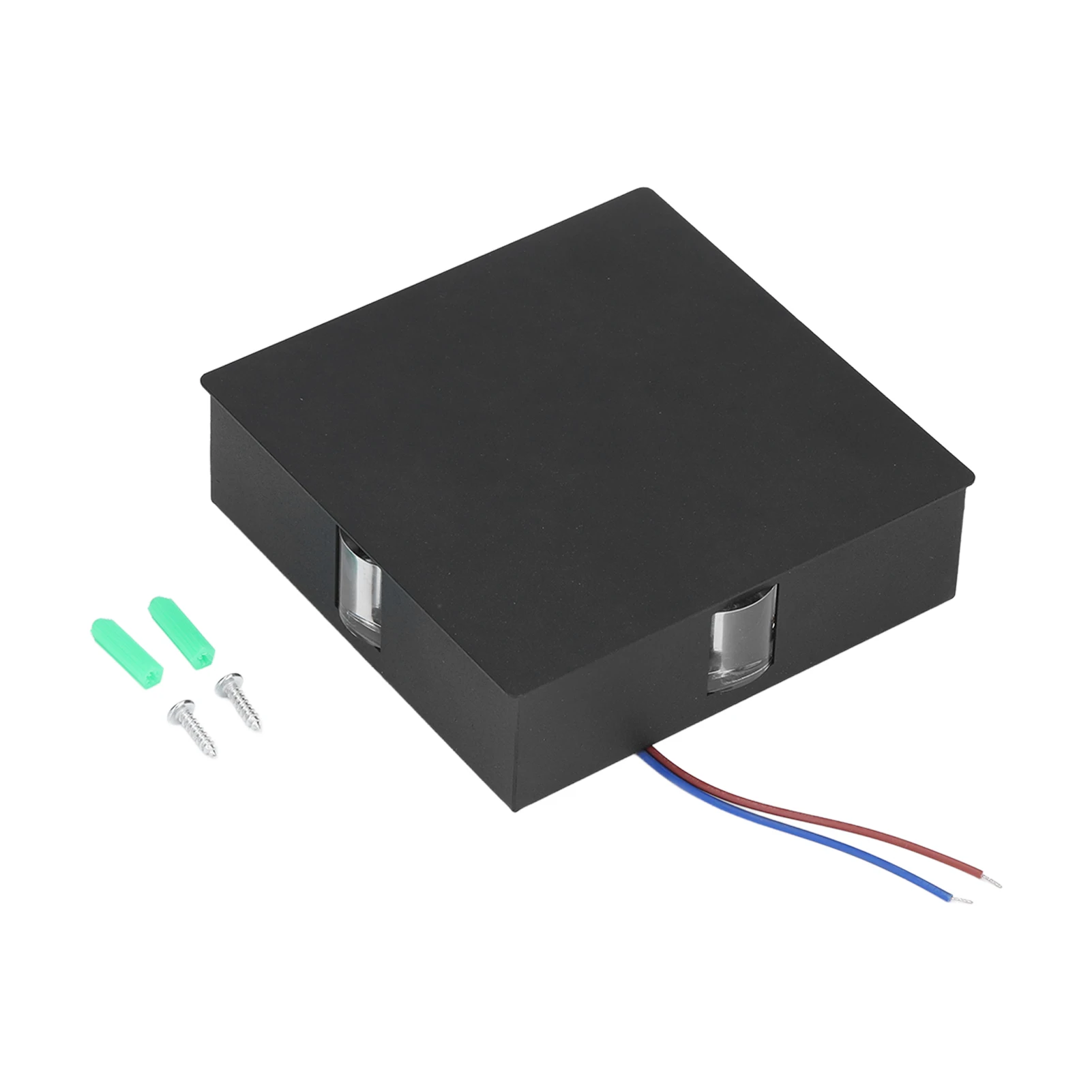 

12W LED Wall Lamp Square Cross Wall Lamp for Living Room Bedside Corridor Bar KTV Cold White 85‑265V