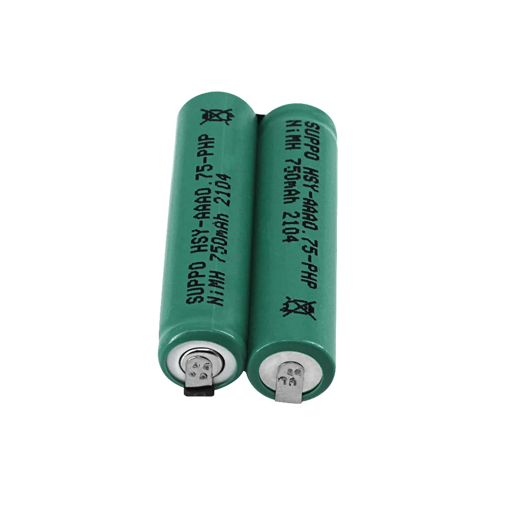 

Original HSY-AAA0.75-PHP for PHILIPS Electric shaver batteries S560 S5000 S1050 FT618 YS526 SUPPO 2.4V 750mAh Ni-MH Battery