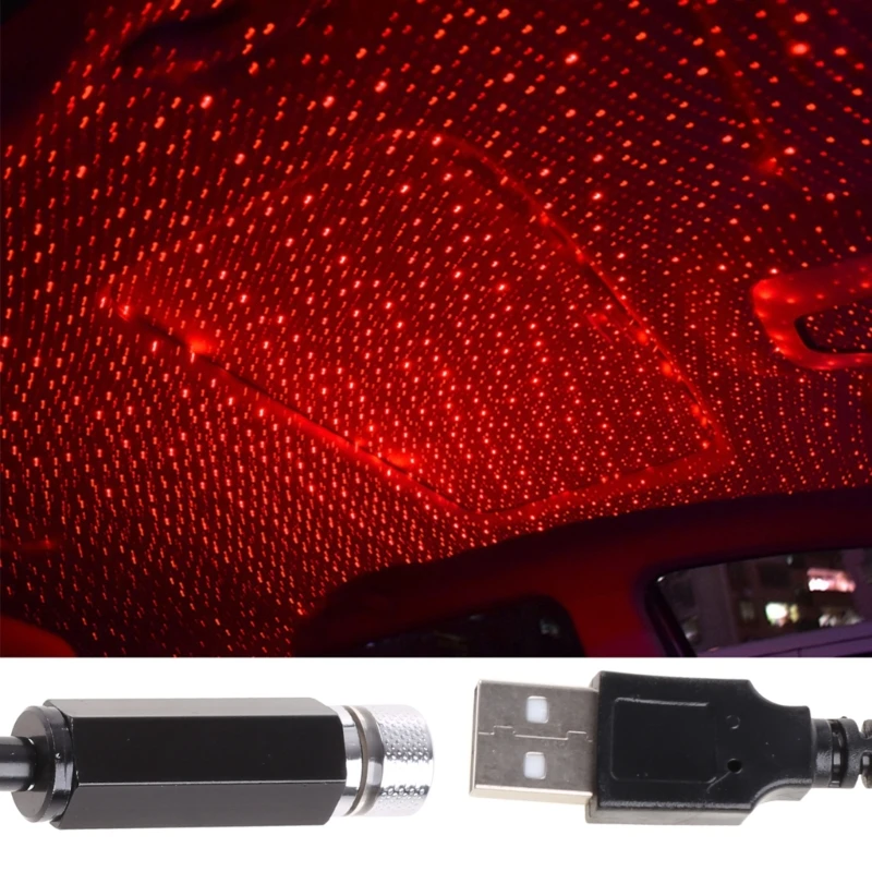 

Starry Light Car Ceiling Interior Light Romantic USB LED Atmosphere Night Light Decoration for Home Room Party Ceiling