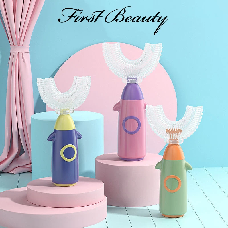 

Toothbrush For Kids U Shape 360° Children's Toothbrush Teeth Care For Teeth Cleaning Baby Brush Dental Care Child Toothbrush