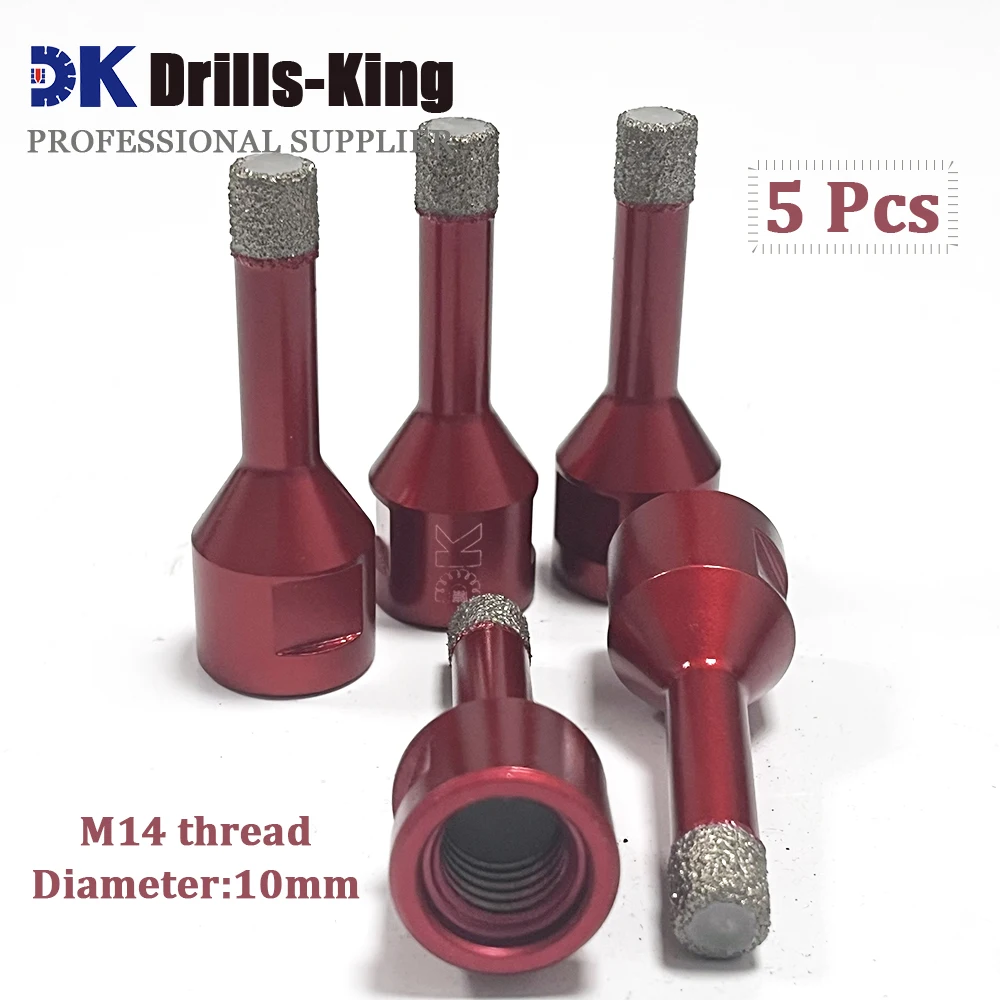 Пила Алмазная для отверстий алмазная корона с резьбой М14 6/8/10/12 мм фарфоровой