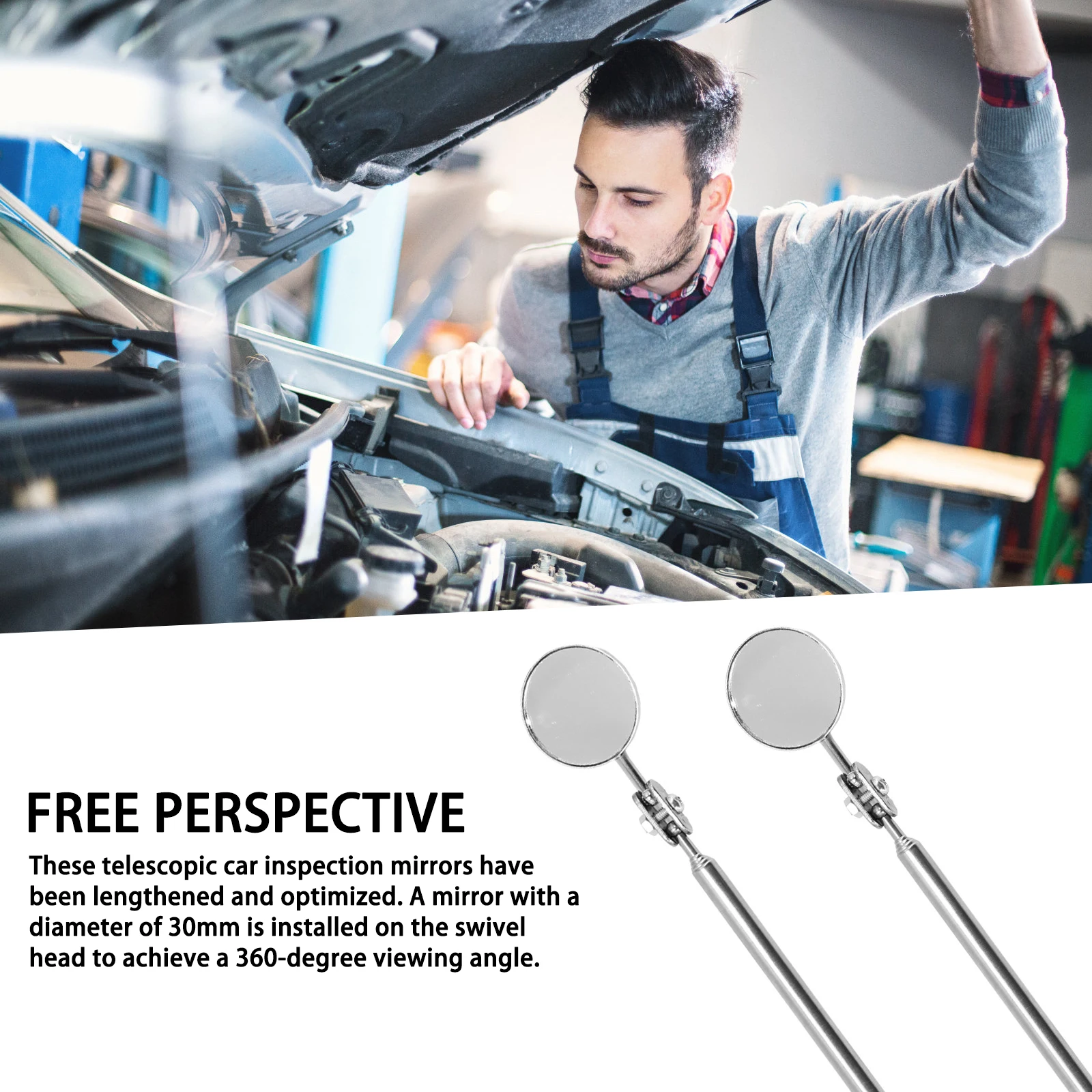 

Портативный автомобильный телескопический объектив для обнаружения, 30 мм