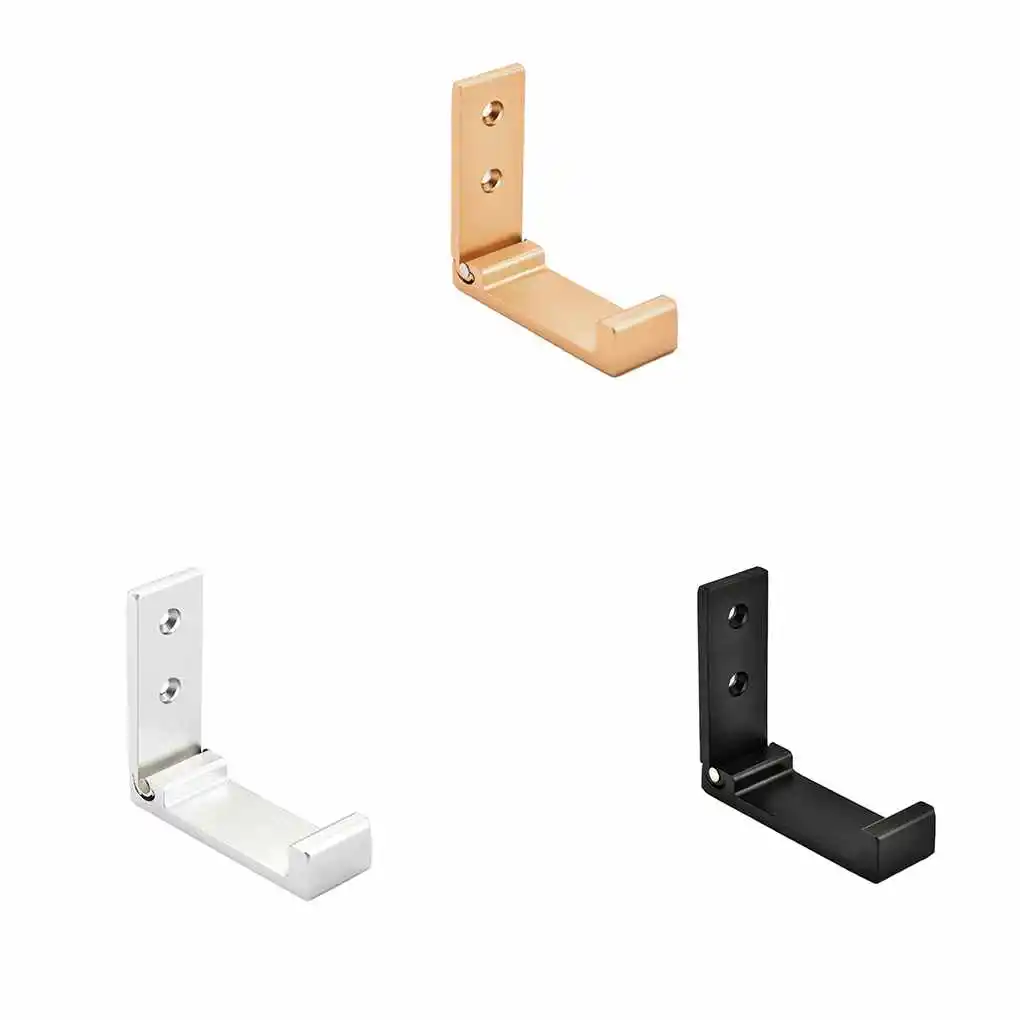 

Складные подвесные крючки, вешалка для полотенец без перфорации, складная одинарная Стандартная вешалка, Золотая вешалка для ванной, спаль...