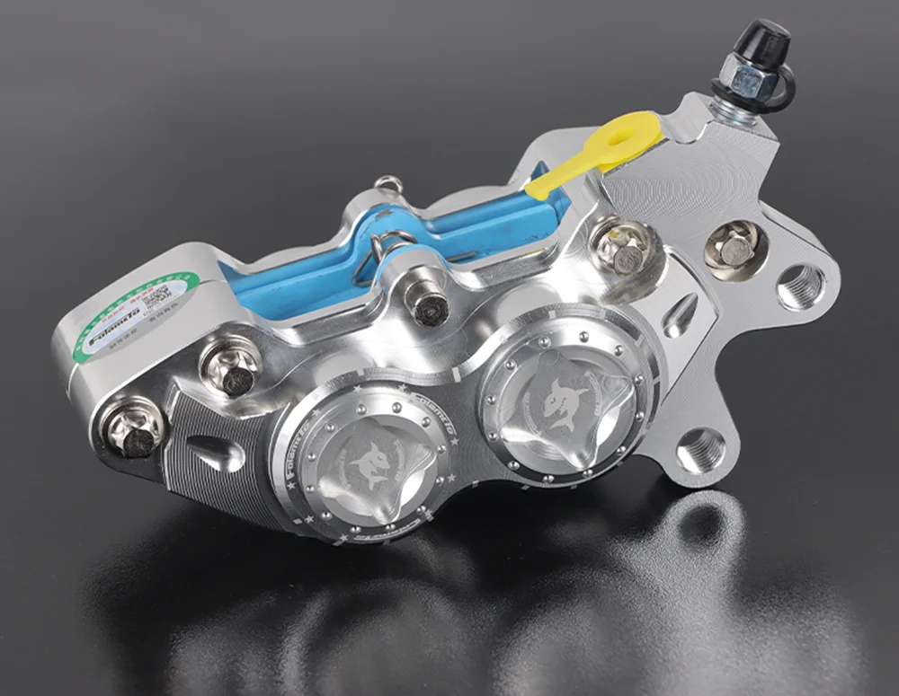 

Универсальный мотоцикл об/мин CNC осевой тормозной суппорт 40 мм монтаж 4 поршня для Honda ATV Cafe Racer части