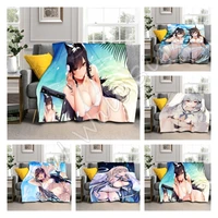 azur lane blanket ultra soft micro fleece decorations flannel throw blankets warm fuzzy plush for bed couch living room