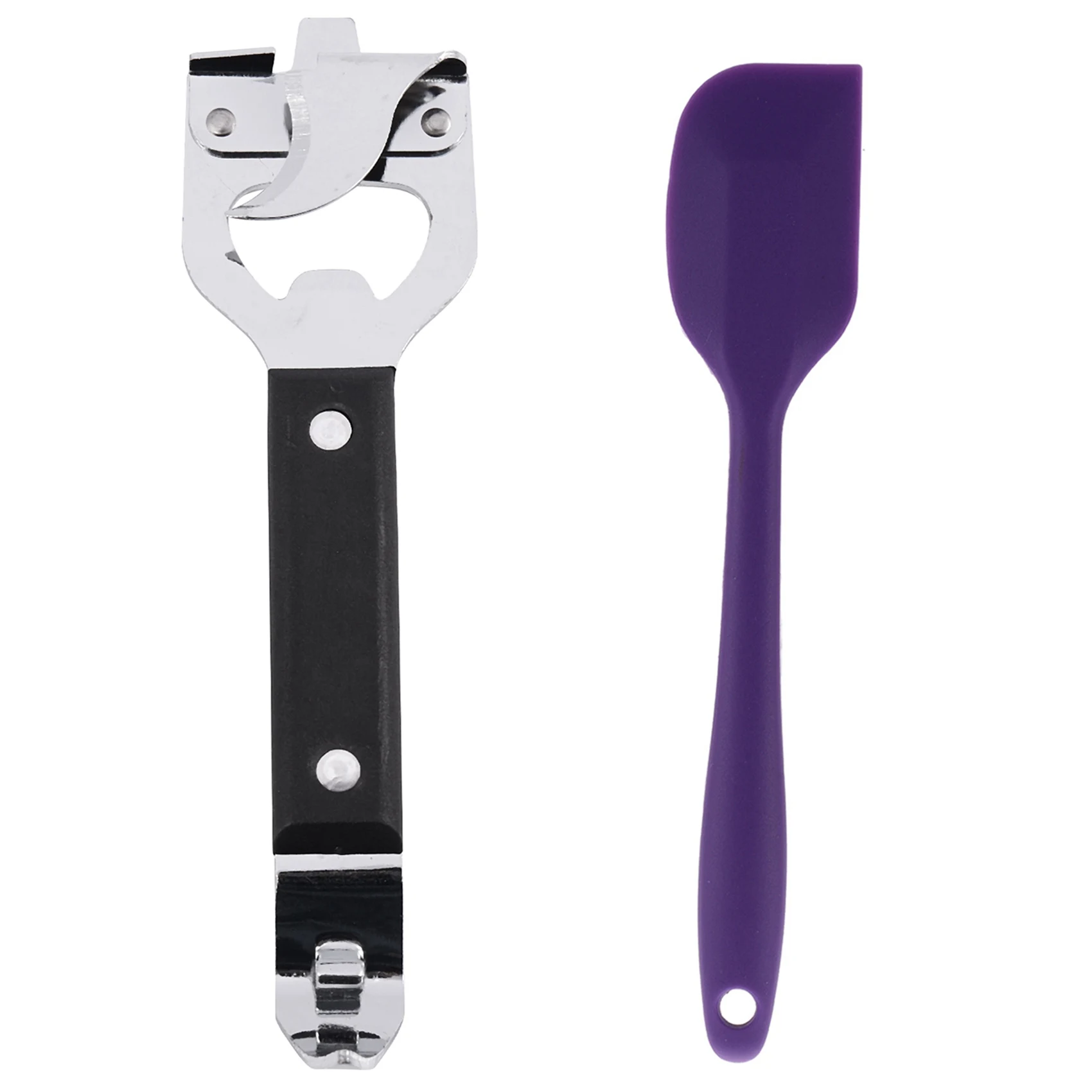 

Spatula Spoon Utensil Cake Mixer Baking Mixer Scraper with Beer Bottle Opener Can-Opener for Food Can Bottle Cap