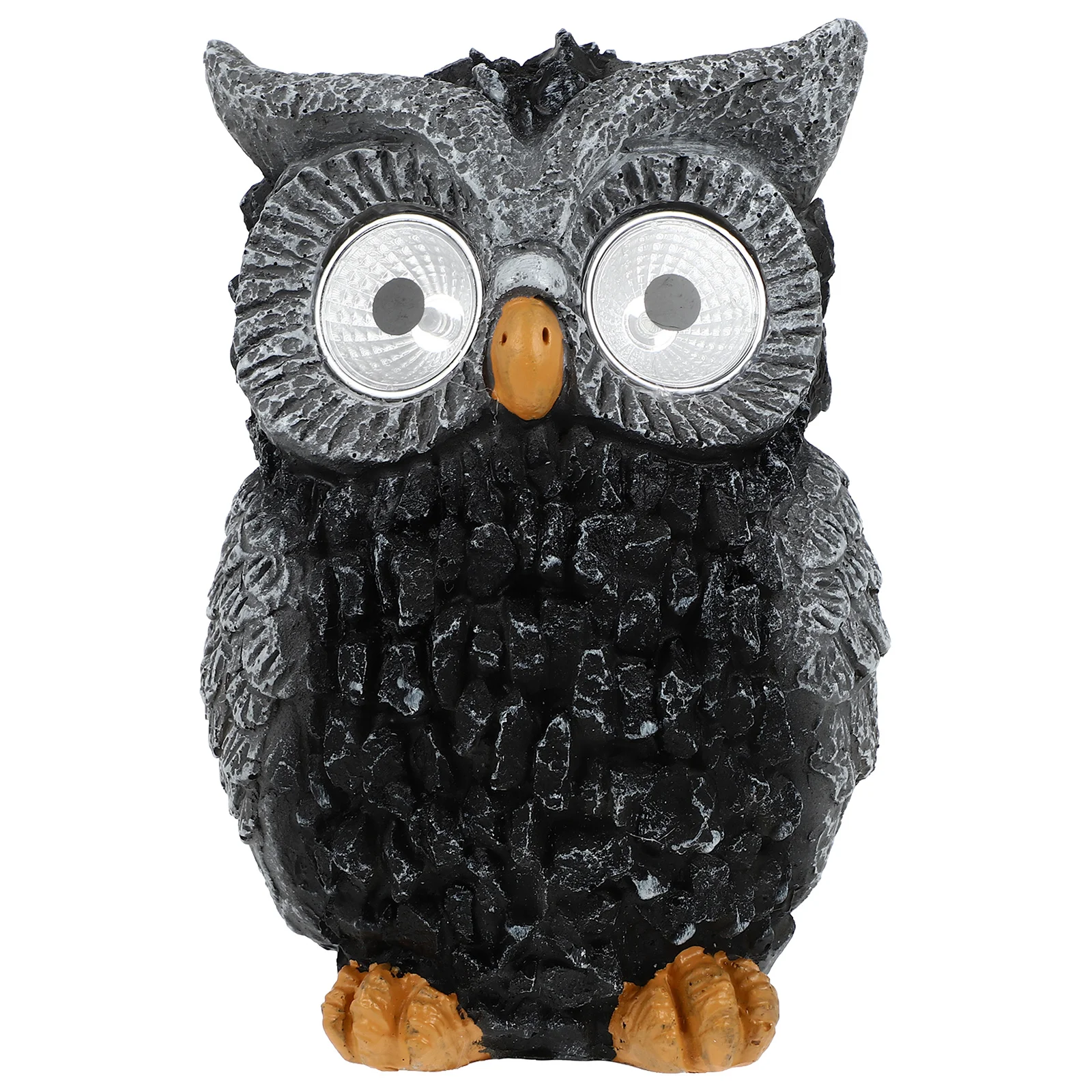 

Solar Powered Owl Sculpture Waterproof Lights Yard Art Decoration Ornaments
