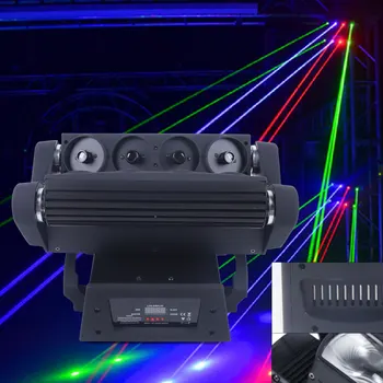 8 Eye RGB Moving Beam Light Laser Light for DMX DJ home Party Pro Stage Light Decor 3