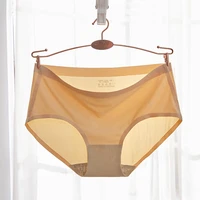 panties female underpants sexy panties for women briefs underwear ice silk breathable mesh lingerie womens underwear panties