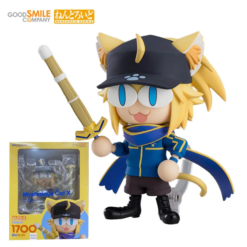 

Stock Original Genuine GSC Good Smile NENDOROID Mystery Cat X 1700 FateGrand Carnival 10cm PVC Action Anime Figure Model Toys
