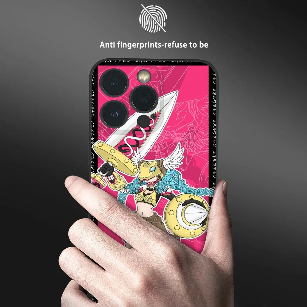 A-Adventure Anime D-Digimon Phone Case For IPhone 16 15 14 13 12 11 Pro Max Plus Mini Frosted Soft Shell Funda