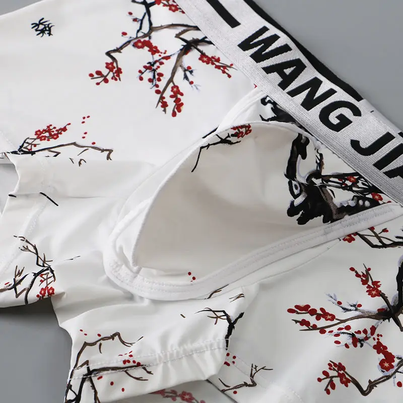 Gunshot Separation Men's Underwear Men's Ice Silk Adult Boyshort Summer Naked Breathable Sexy Personality Sports Boxers Panties