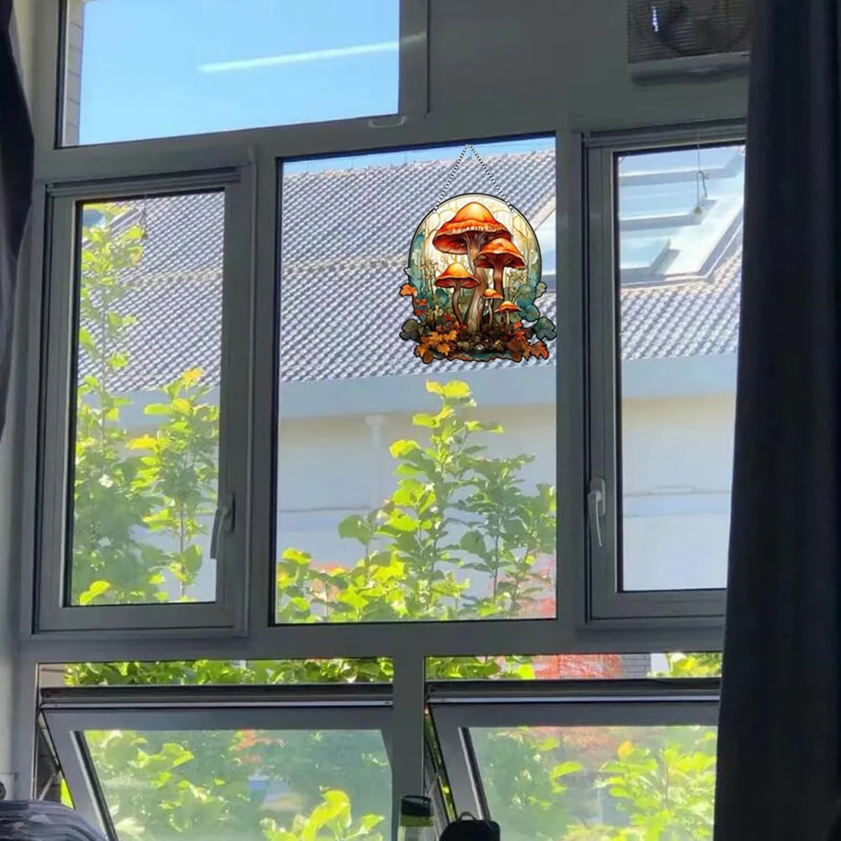 Грибное художественное украшение подвесной знак для внутренних и наружных окон