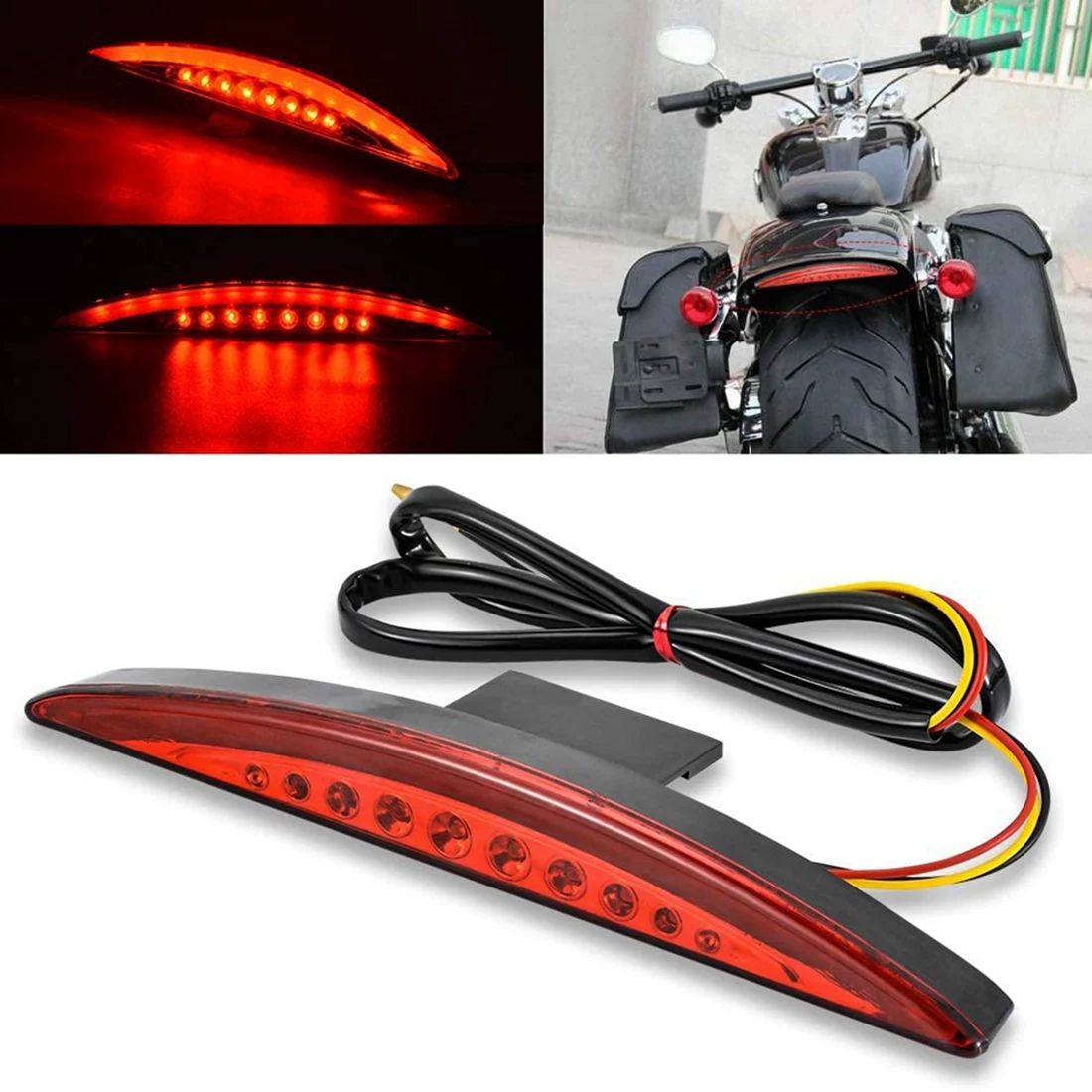 Задний фонарь мотоцикла Φ тормоз для блокировки EFI FXSB CVO 2013-2017