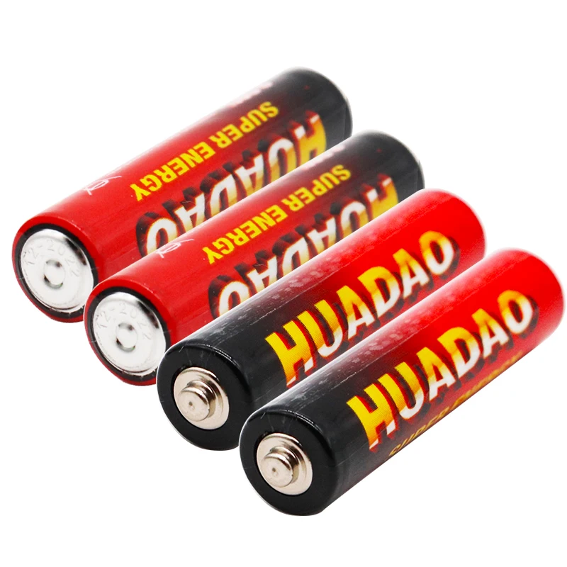 Фото Одноразовая Щелочная сухая батарея Huadao, батарея AA 1,5 в, подходит для камеры, калькулятора, будильника, мыши, пульта дистанционного управлени... №3