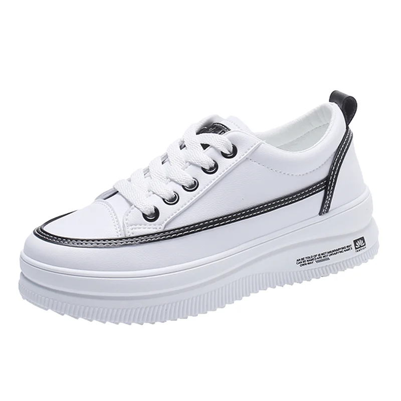 

Women's Sports Shoes for Gym Spring Autumn 2022 Women's Shoes White Casual Fashion Shoes Free Shipping Platform Shoes Vulcanized