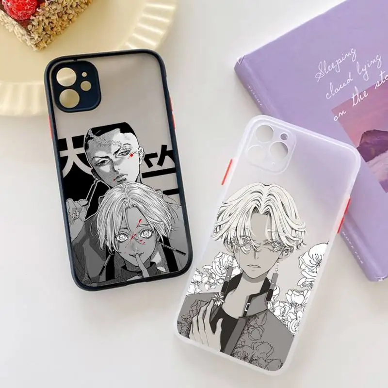 

izana Tokyo Revengers Avengers anime Phone Case matte transparent For iphone 7 8 11 12 13 plus mini x xs xr pro max cover
