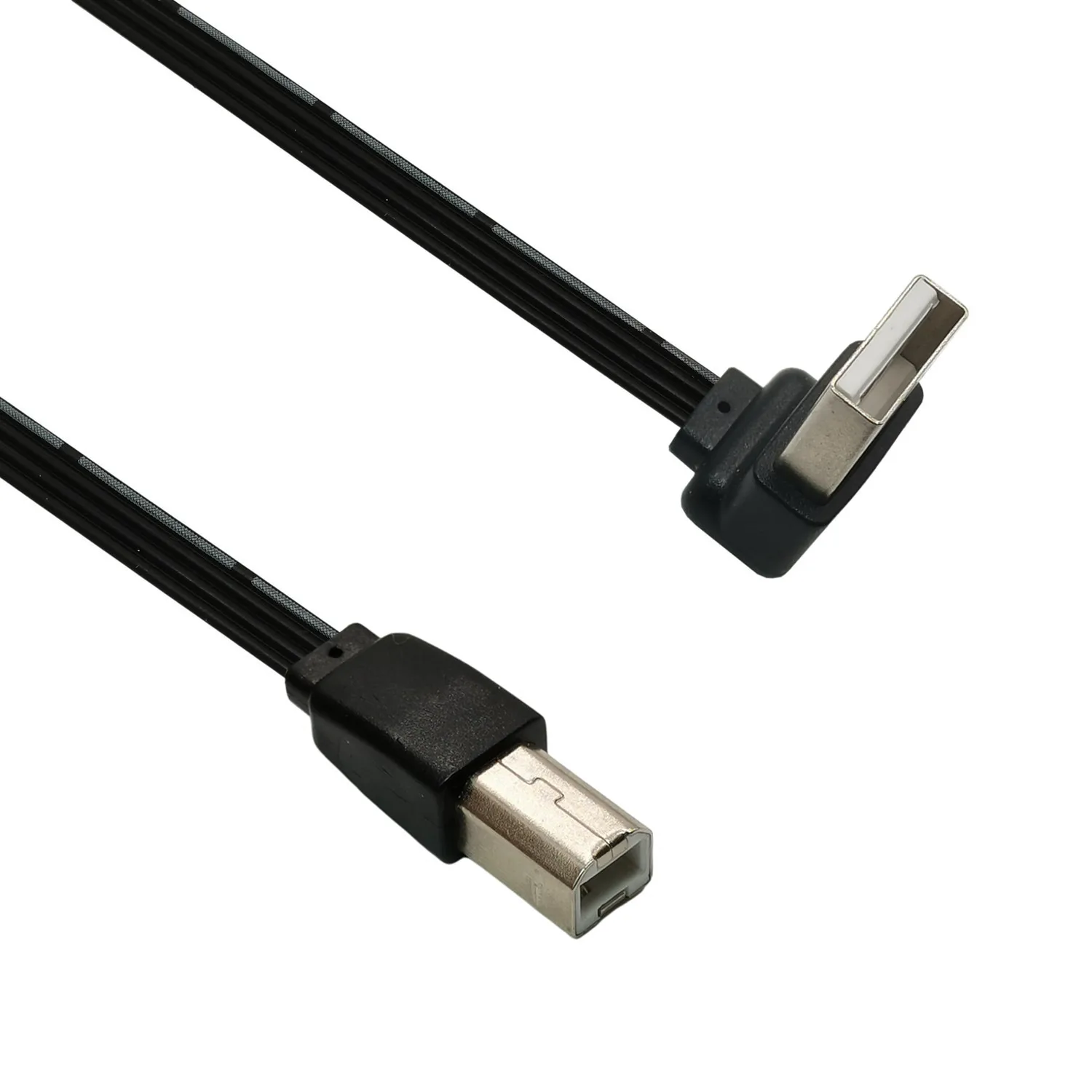 Гибкий компактный адаптер USB 2 0 типа А Папа-B папа (AM-BM) конвертер короткий кабель