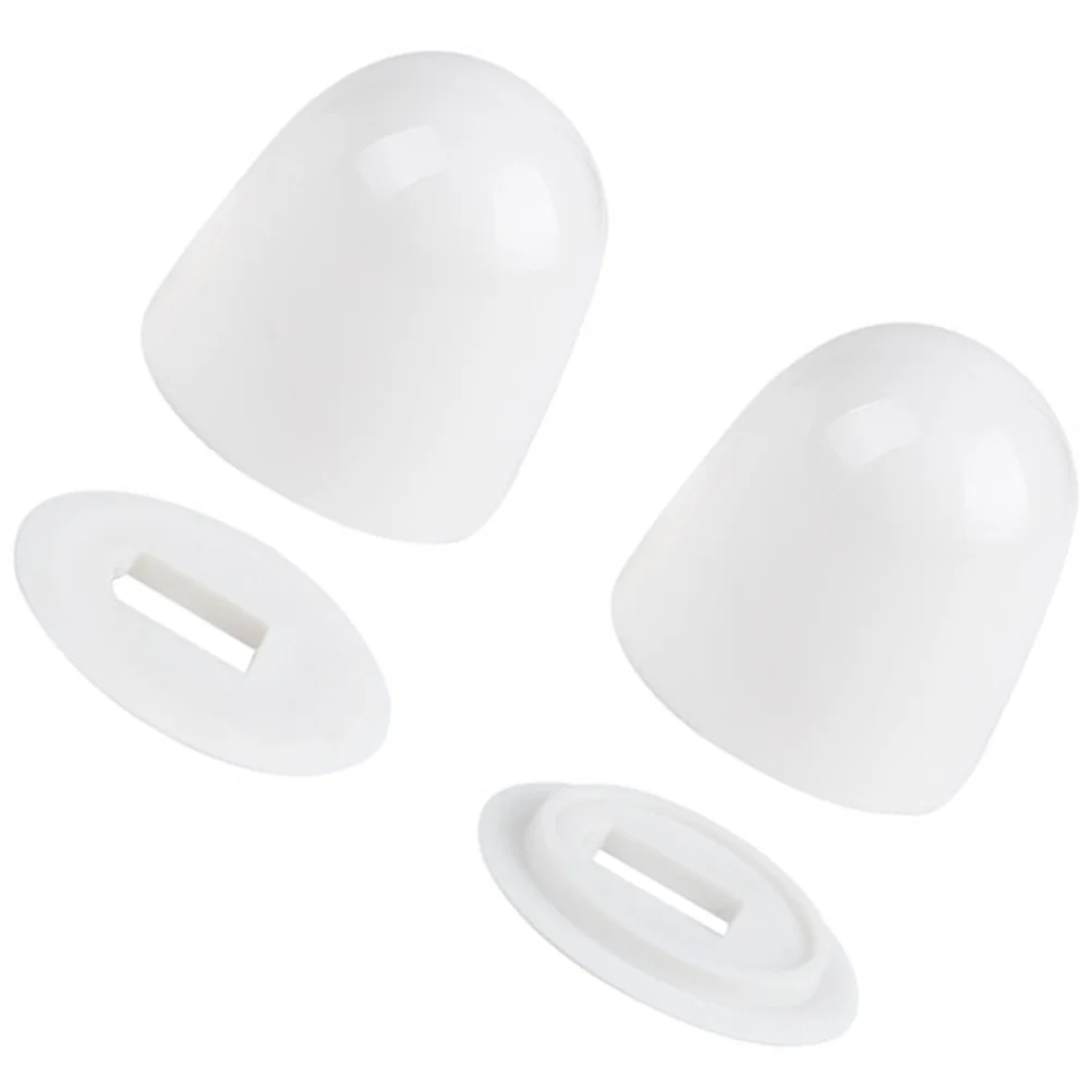 

Cap Plastic Round Toilet Push-on Bolt Caps Screw Trim Cover Bowl Lid Installation Accessories