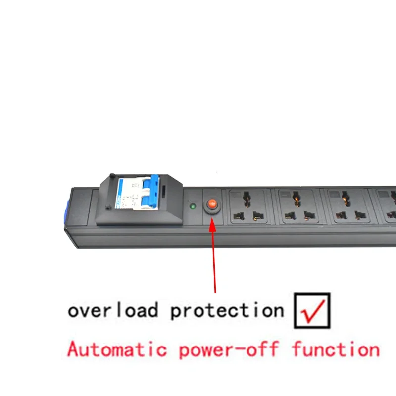PDU Power Strips Schuko Powerlink box audio 3P Авиационная вилка Универсальный выход SOCKET 20A Воздушный переключатель с защитой от перегрузки (art.: 3920d4474dc12) - 3920d4474dc12
