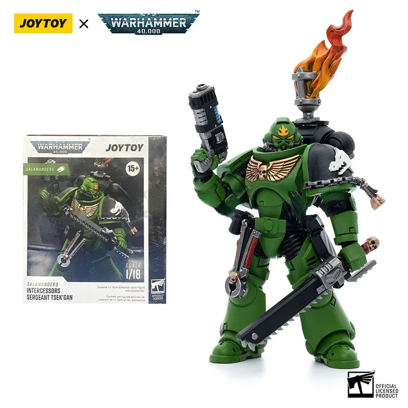 Фигурка JOYTOY 1/18 (4 шт./компл.) 40 тыс. саламандров интерксессуары аниме военная