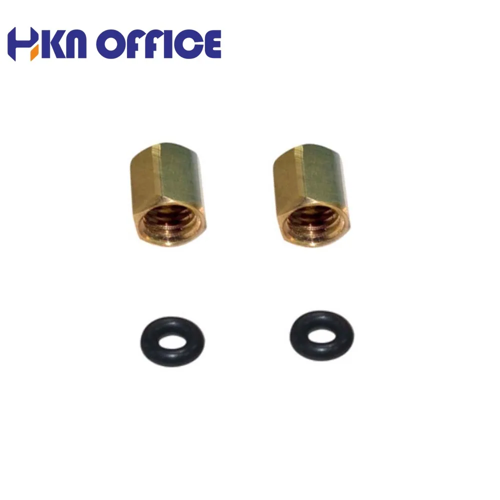 

20PCS Copper Nut O Ring Screw For DX4 DX5 DX7 5113 4720 XP600 TX800 Printhead Printer Plotter Ink Damper Dumper tube hose pipe