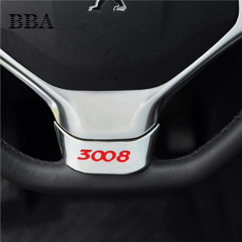 

For Peugeot 3008 Car steering wheel sticker steering wheel sequin sticker interior decoration sticker interior modification