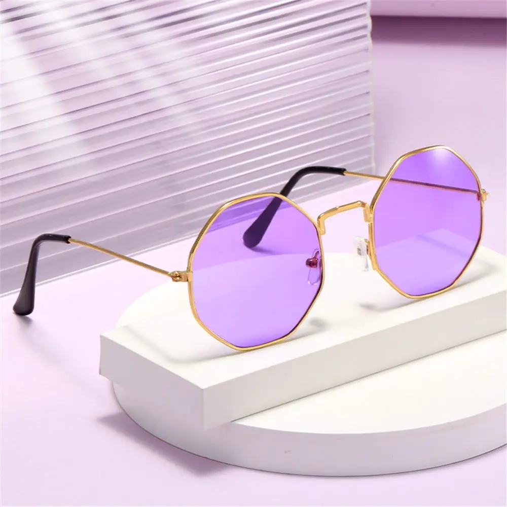 

Summer Sun Glasses UV400 Protection Eyewear Men's Shades Retro Sunglasses Octagonal Polygon Sunglasses for Women