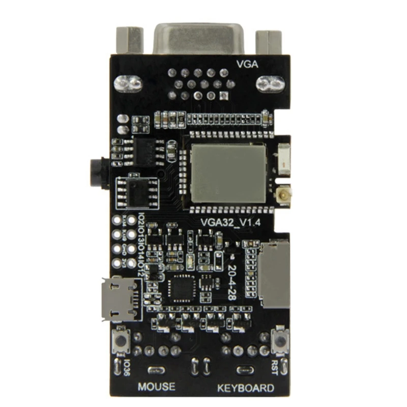 

VGA для ESP32 V1.4 контроллер PS/2 мышь и клавиатура, графическая библиотека, игровой двигатель и терминал ANSI/VT для ESP32