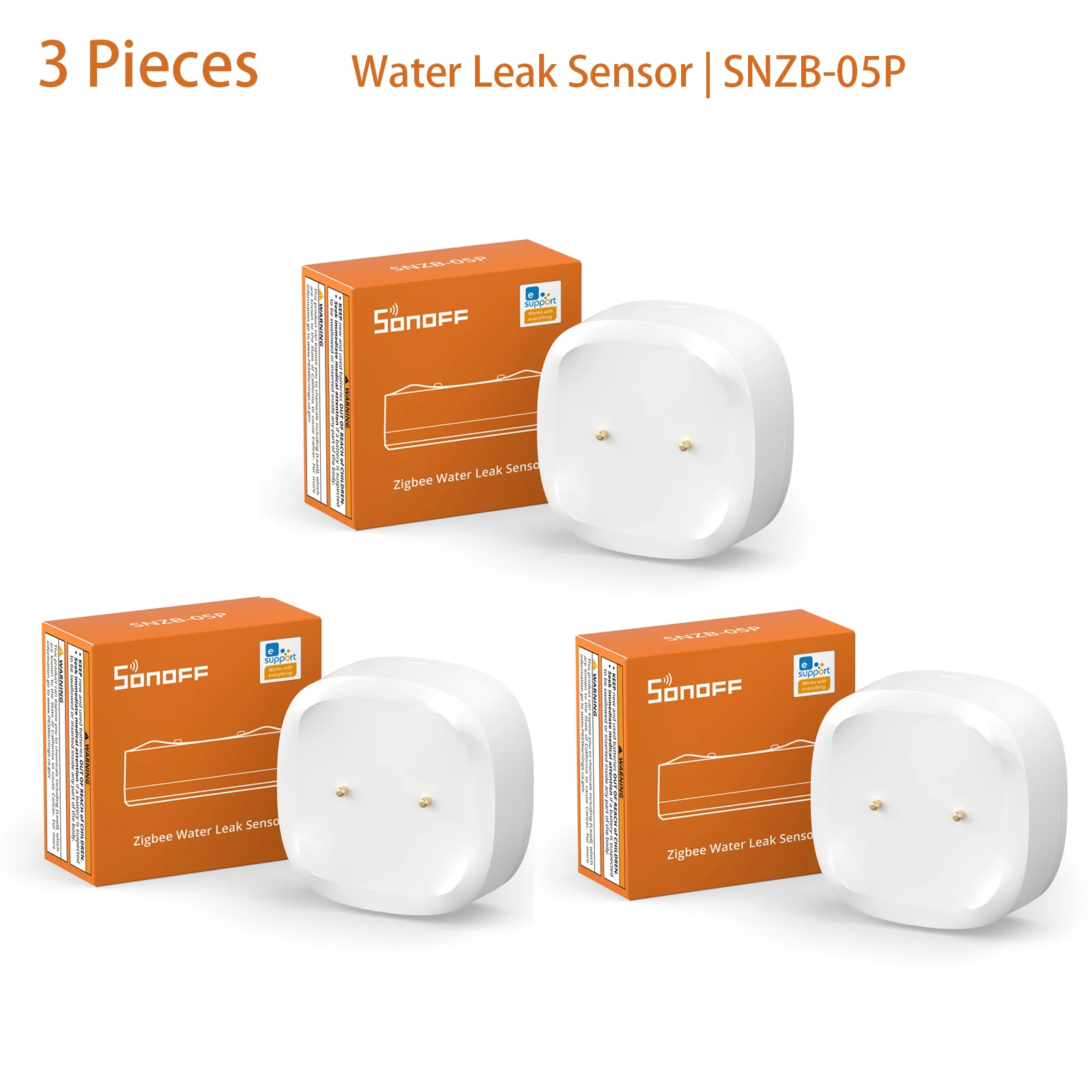 

Водонепроницаемая умная сигнализация SONOFF SNZB-05P Zigbee 3.0