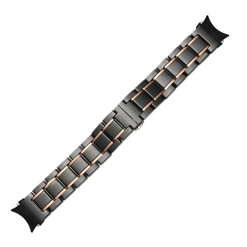 No Gaps Ceramics Band Strap for Samsung Galaxy Watch 4 5 Pro 44mm 40mm 45mm Bracelet for Galaxy Watch 4 Classic 42mm 46mm Correa